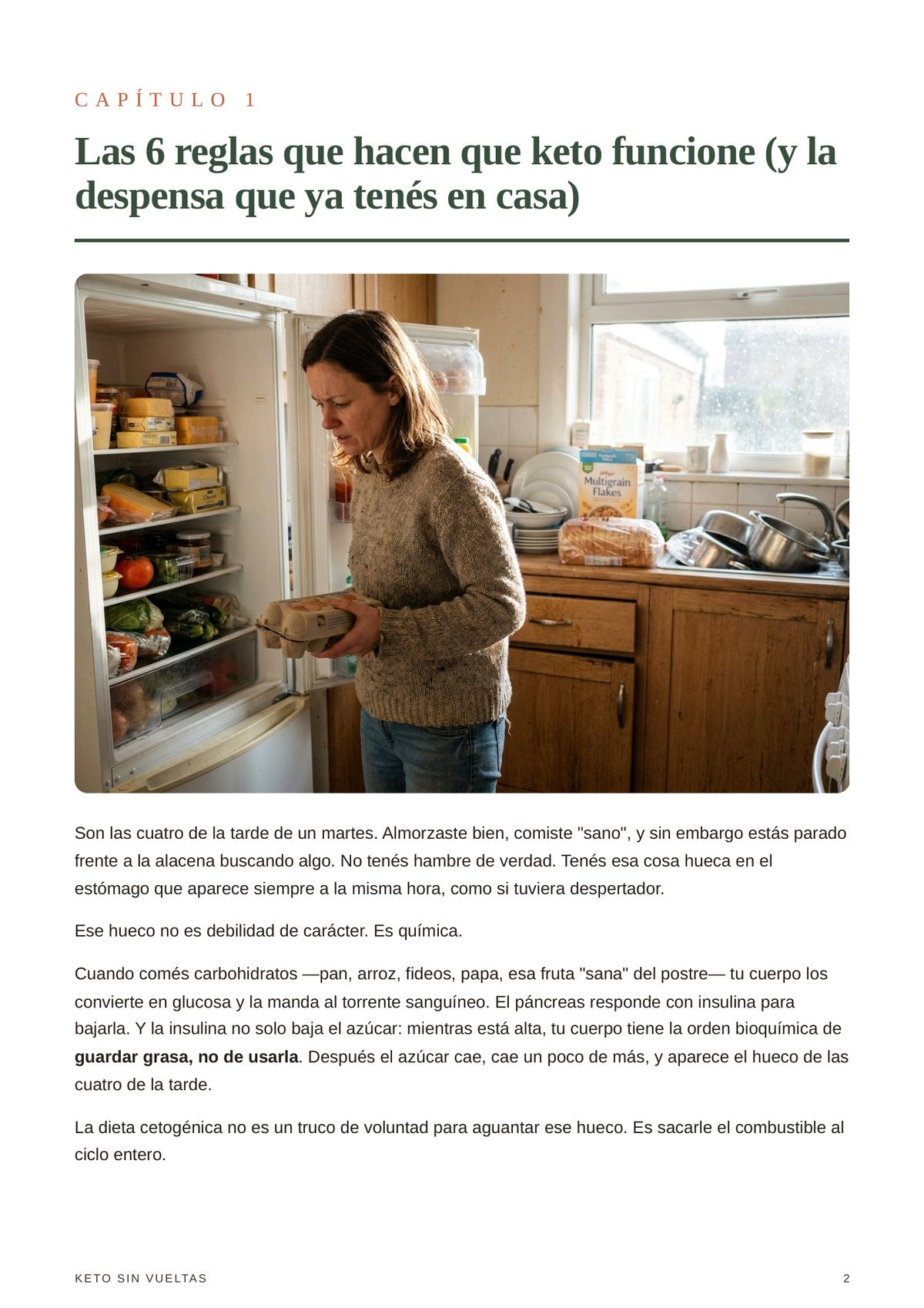 Muestra 1 — Las 6 reglas que hacen que keto funcione